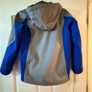 Magellan Outdoors Kids Blue and Gray Raincoat